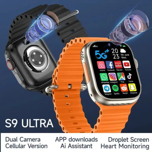 S9 Ultra 4G Dual Camera Watch - Image 2